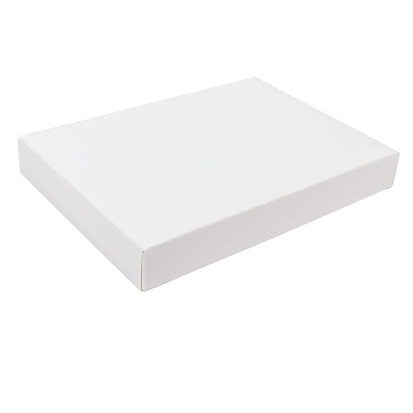 Kraft Gift Boxes White 137x25x191mm -25 pieces