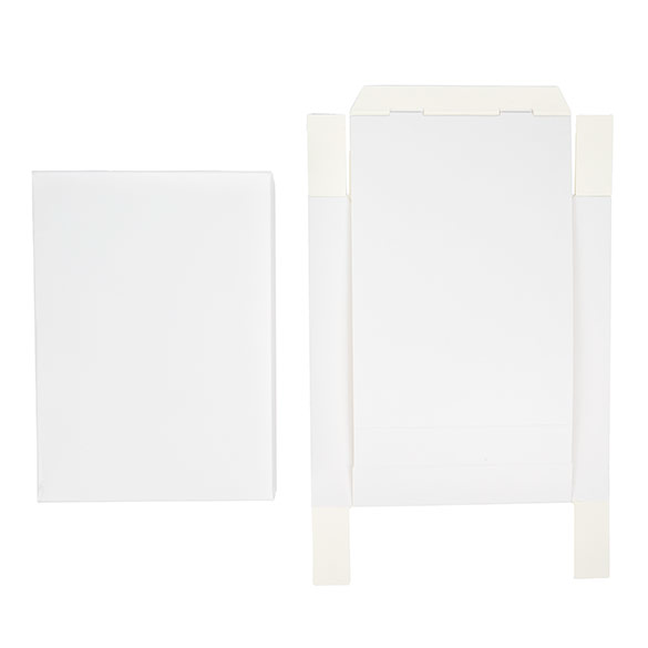 Kraft Gift Boxes White 137x25x191mm -25 pieces
