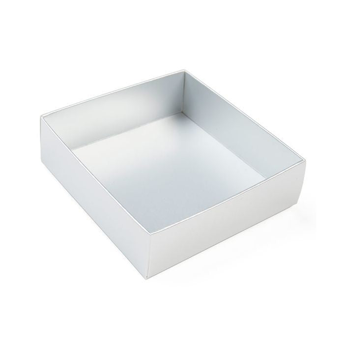 Silver Kraft Gift Boxes Bottom 79x25x83mm -25 pieces