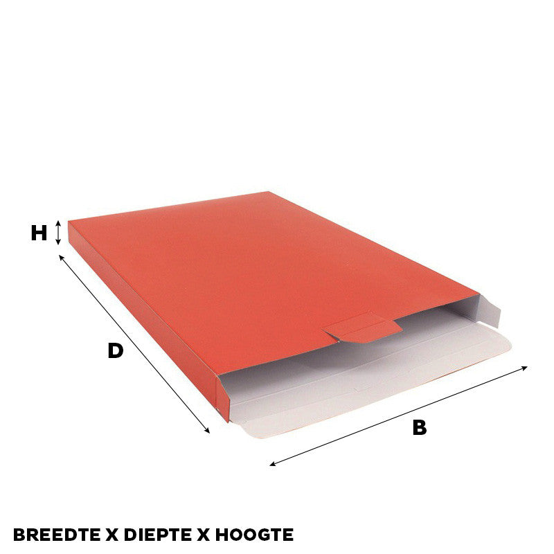 Shipping boxes 240x350x29mm Red