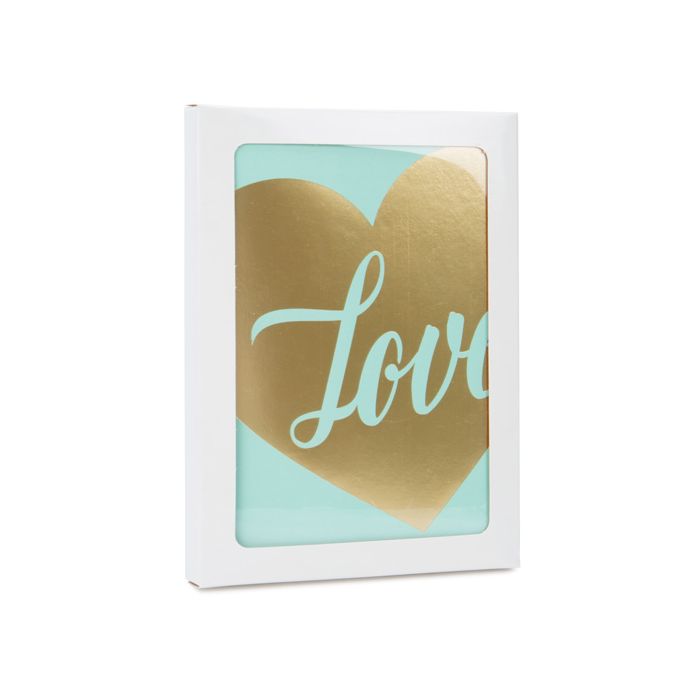 Kraft Gift Boxes glossy White 95x15x132mm - 25 pieces