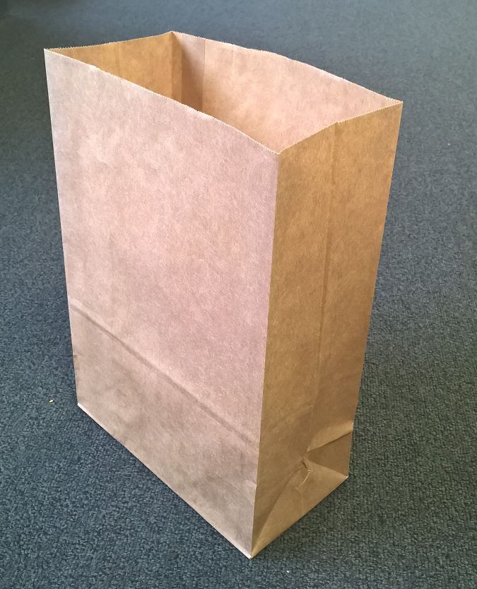 Block bottom Bags Paper 220x110x300mm