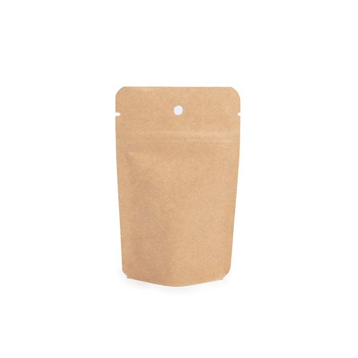Stand Up Pouches Kraft | 28 grams | Hanghole | 80x50x130mm