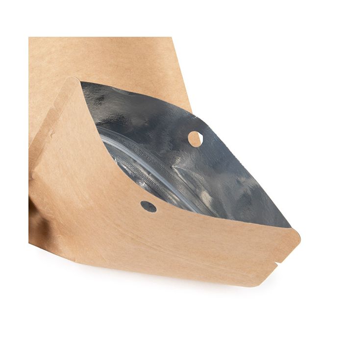 Stand Up Pouches Kraft 108x60x238 mm - 100 pieces
