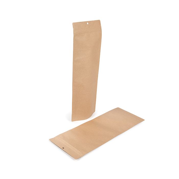 Stand Up Pouches Kraft 14x6x38,1 cm - 100 pieces