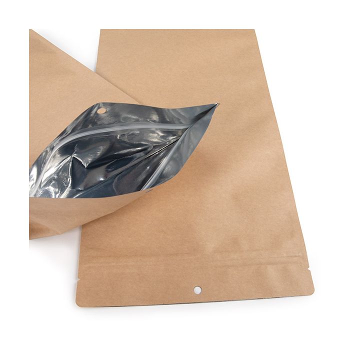 Stand Up Pouches Kraft 17,8x6x43,2 cm - 100 pcs