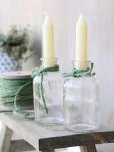 Glass bottle Ø70 h: 120 mm Transparent - 20 Pcs