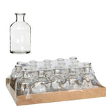 Glass bottle Ø70 h: 120 mm Transparent - 20 Pcs