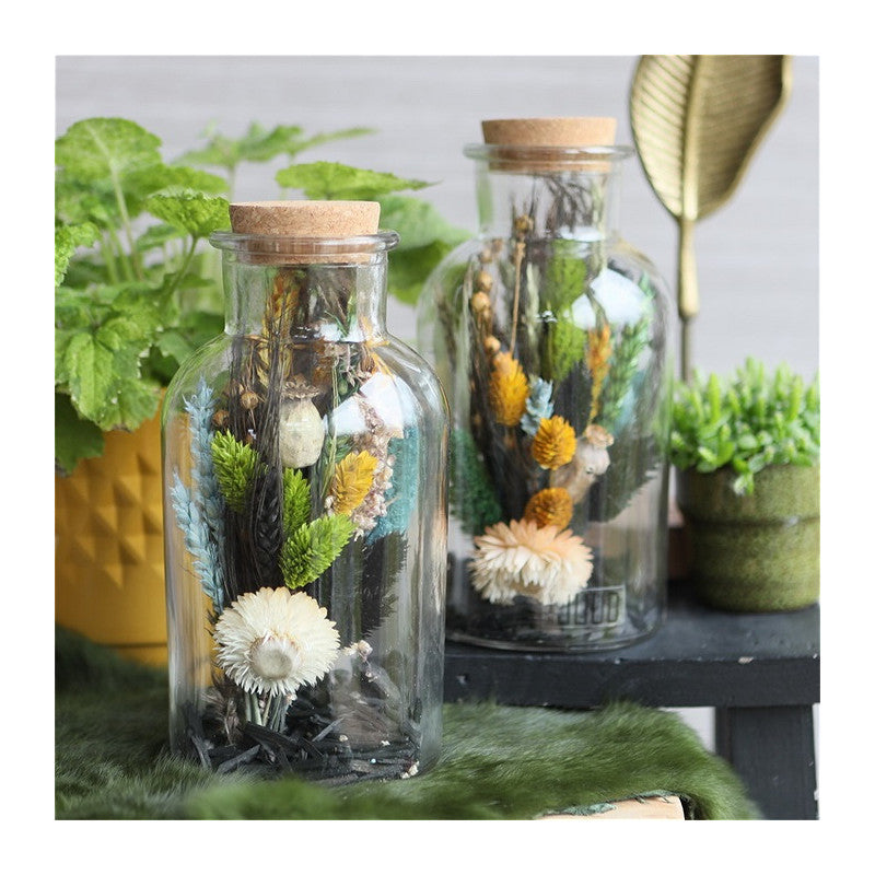 Glass medicine bottle 200x100mm - 6 pcs