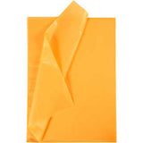Tissue Paper, sheets 50x70 cm, 17 g, yellow - 25 sheets