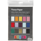 Tissue Paper, sheets 50x70 cm, 14 g, asstd colours - 30 sheets