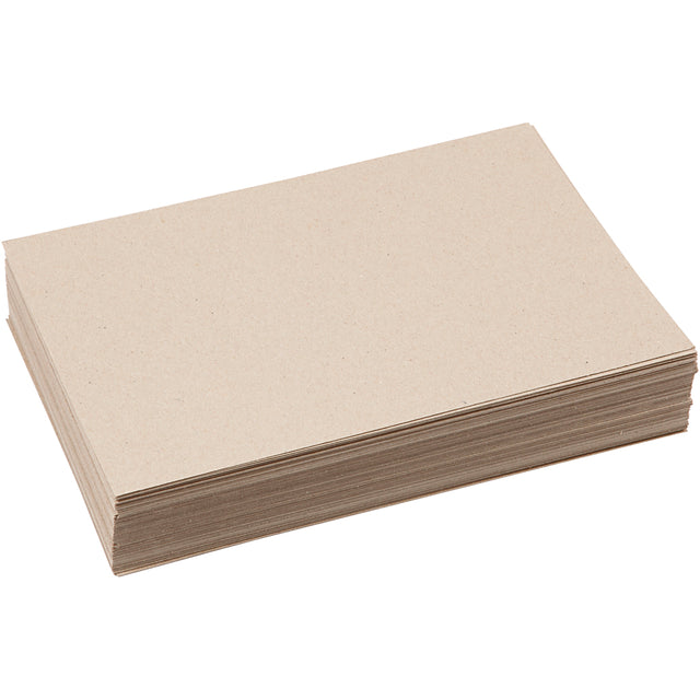 Recycled Cardboard sheets A4 210x297mm 