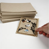 Recycled Cardboard sheets A5 148x210mm - 125 pcs