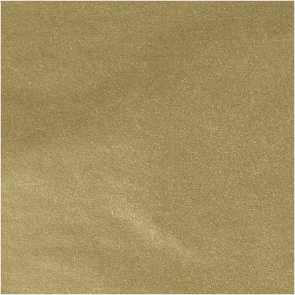 Tissue Paper, sheets 50x70 cm, 14 g, gold - 25 sheets