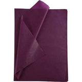 Tissue Paper, sheets 50x70 cm, 14 g, burgundy - 25 sheets