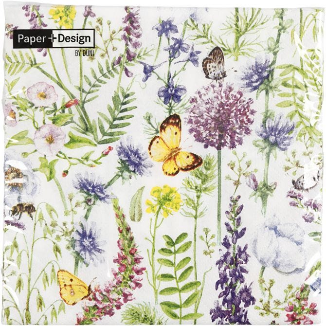 Table Napkins, Springtime, size 33x33 cm - 20 pcs
