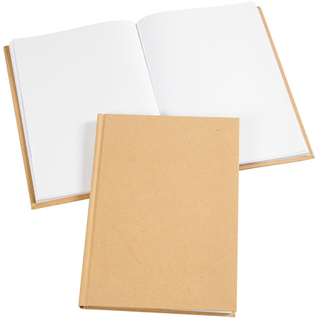 Sketchbook, brown, A5, thickness 8 mm, 80 g 