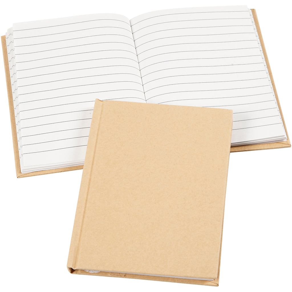 Notebook, brown, A6, 60 g 