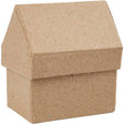 Box in the shape of a house, 60x85x105mm 