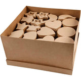 Boxes set of 7 different sizes 60 - 110 mm - 63 pcs
