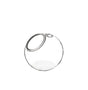 Glass ball flat bottom with hole Ø80 mm 