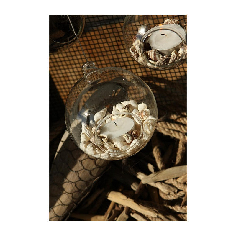 Glass Ball for Tealight Ø14cm x 14,5cm - 4 pcs