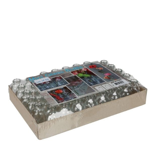 Glass bottle mini 20ml 60x30mm - 50 pcs