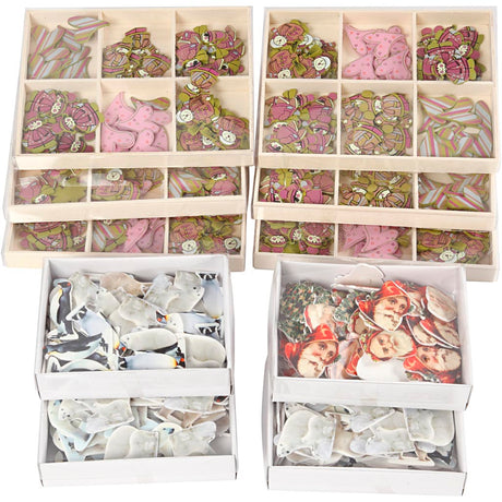 Wooden Stickers, H: 40