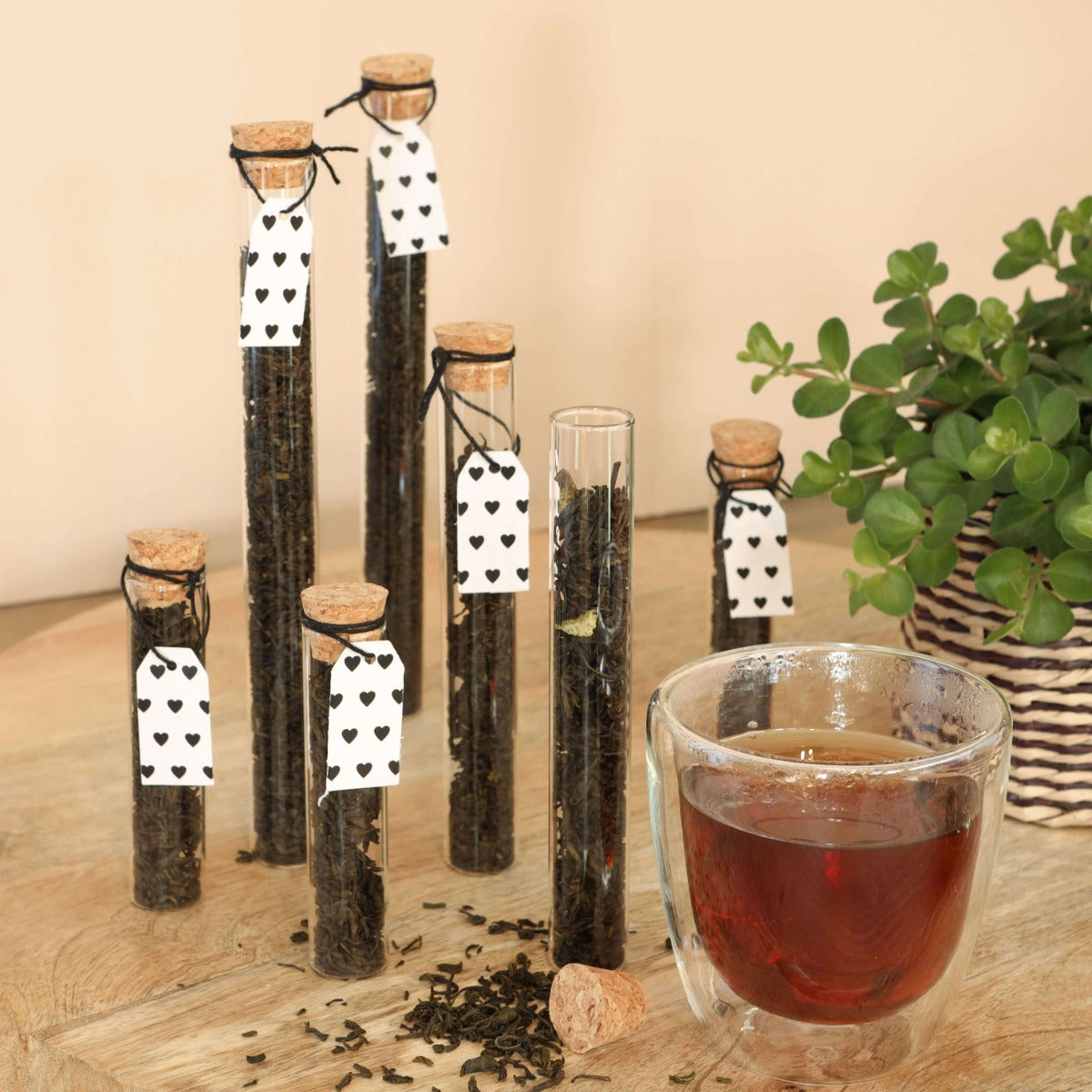 Glass tube Ø2cm and 19cm high - 12 pcs.