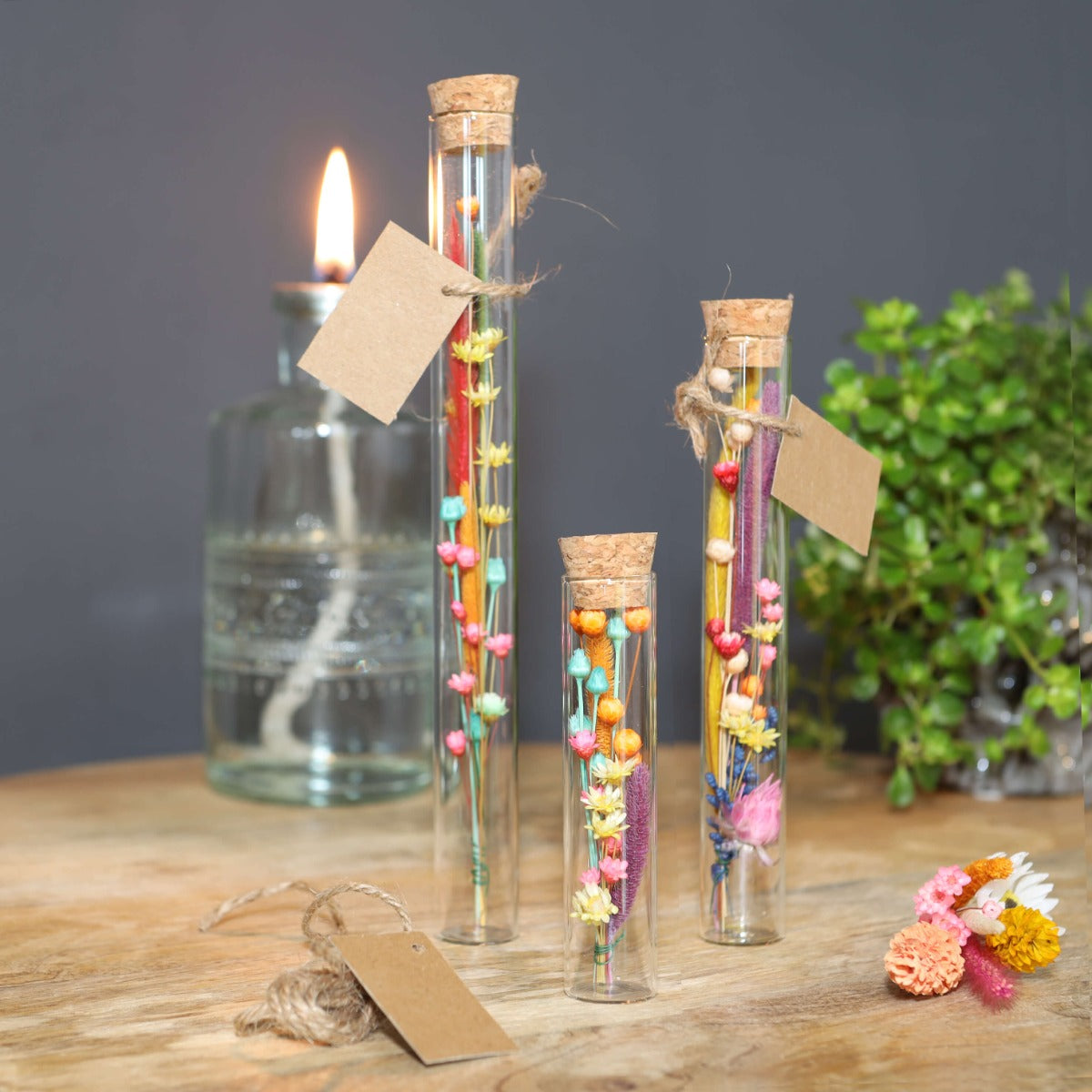 Glass tube Ø2cm and 19cm high - 12 pcs.