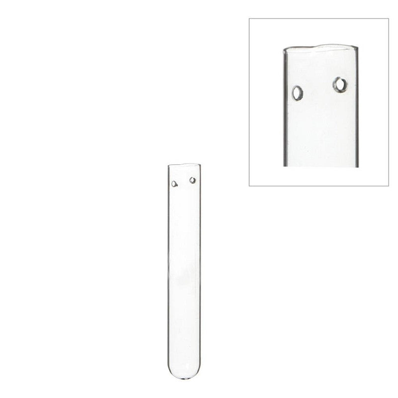 Test Rube w.2 Holes Ø1.5 h.10cm - 12 pcs