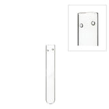 Test Rube w.2 Holes Ø1.5 h.10cm - 12 pcs