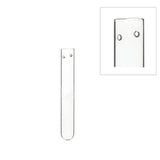 Glass Test tube 1.5cm diameter 15cm high, with 2 holes - 12 pcs