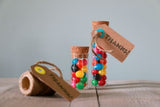 Glass Tube with cork 30x60mm - 12 pcs