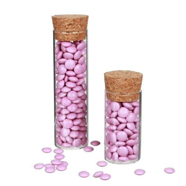 Glass Tube with cork 30x100mm - 12 pcs