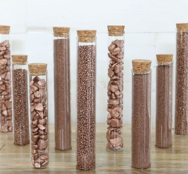 Glass Tube with cork 30x200mm - 6 pcs