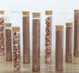 Glass Tube with cork 30x200mm - 6 pcs