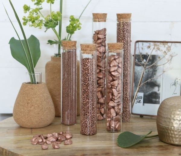 Glass Tube with cork 30x150mm - 6 pcs