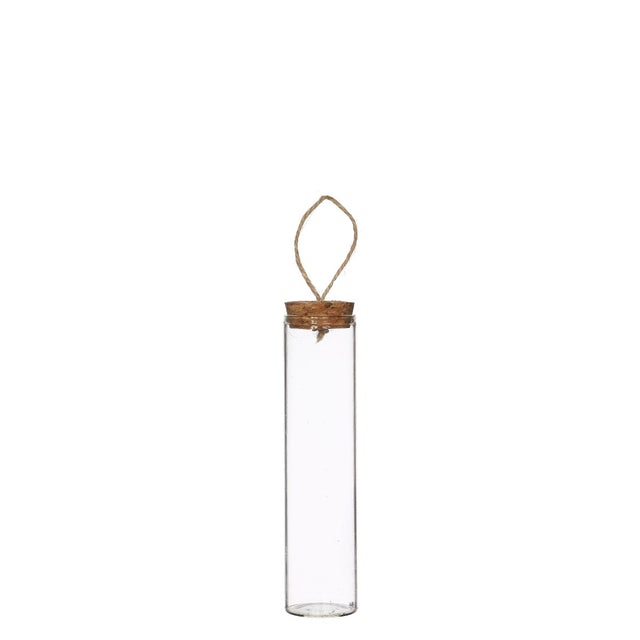 Reaction tube with cork and rope Ø3cm and 10cm high (12 pcs.) [IFS