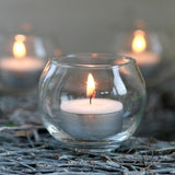 Glass Ball Pot Ø6.5 h.5.5 cm - 12 pcs