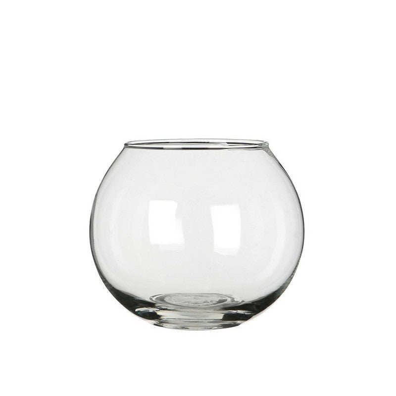 Glass Ball Pot Ø12 h.10cm - 6 pcs