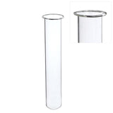 Test Tube Glass Ø3 h.20cm w. ring Ø4 cm - 6 pcs