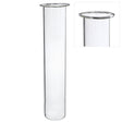 Test Tube Glass Ø4 h.28cm w. ring 