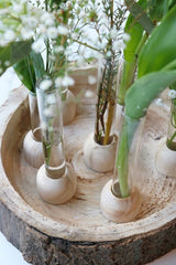 Wooden Base White Test Tube 20x100mm - 1 pc
