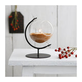 Glass Globe for Tealight with Stand Ø8 h.14cm - 1 pc