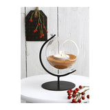 Glass Globe for Tealight with Stand Ø8 h.14cm - 1 pc