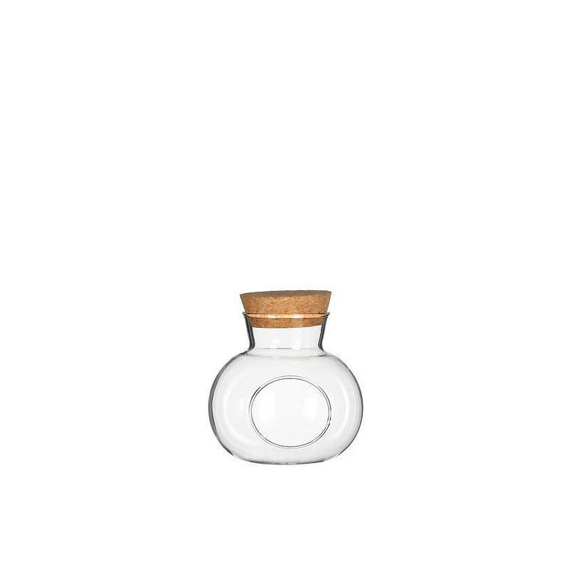 Glass Sphere with Cork Ø10 h.10 cm - 1 pcs