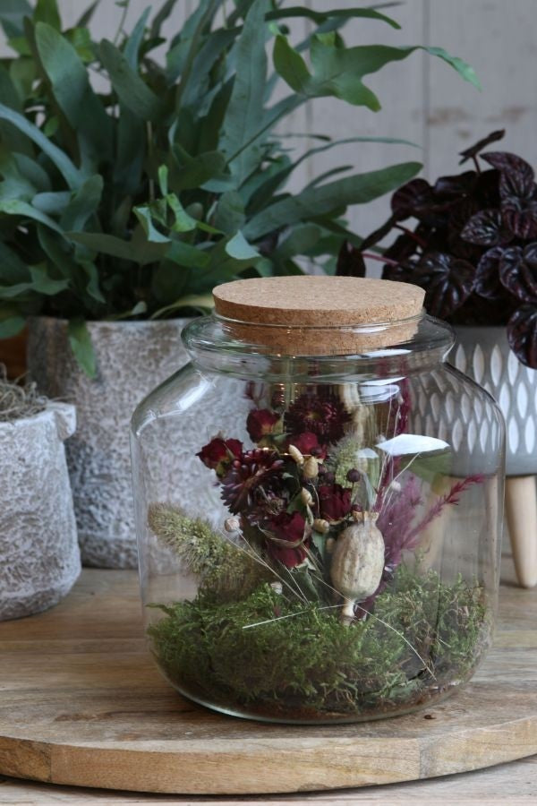 Glass Jar with Cork 180x180mm - 1 pc