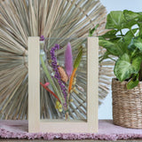 Wooden stand for dried flowers etc. 18cm high (1 pcs.) [IFS-29661]