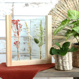 Wooden stand for dried flowers etc. 21cm high (1 pcs.) [IFS-29662]